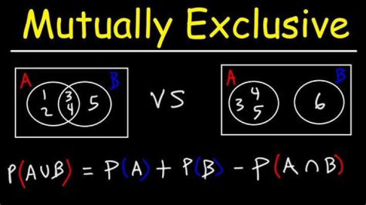 Are A and B mutually exclusive?