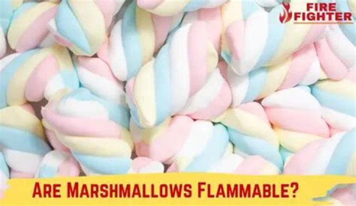 Are marshmallows flammable?
