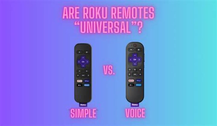 Are Roku remotes universal?