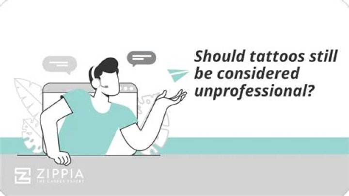 Are tattoos actually unprofessional?