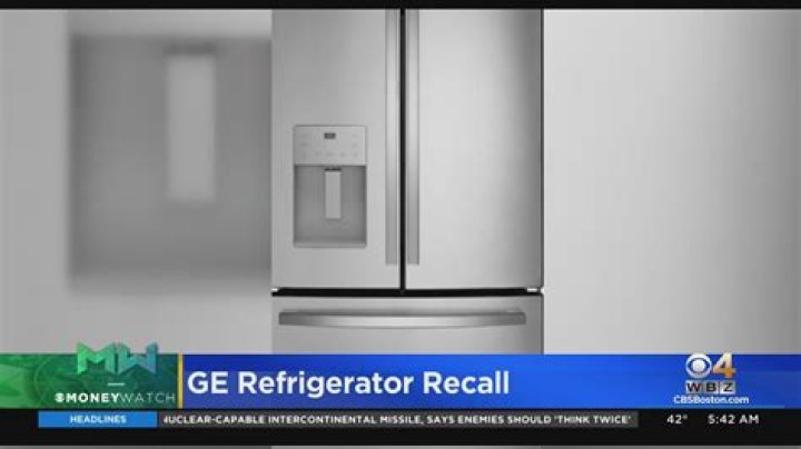 Are there any recalls on GE refrigerators?