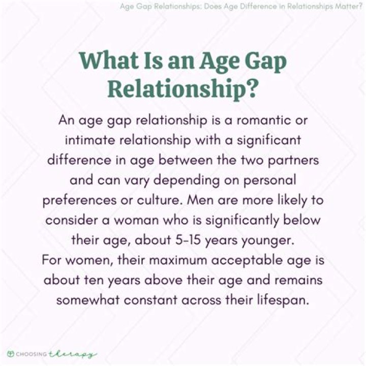Can a 10 year age gap work in a relationship?