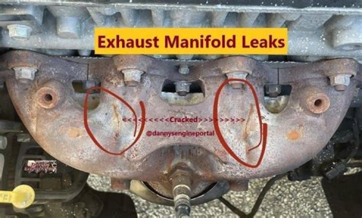 Can a cracked exhaust manifold cause check engine light?