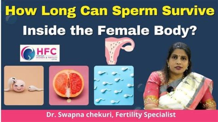 Can a woman body reject sperm?