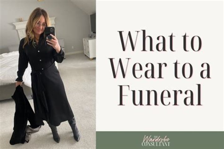 Can a woman wear pants to a funeral?