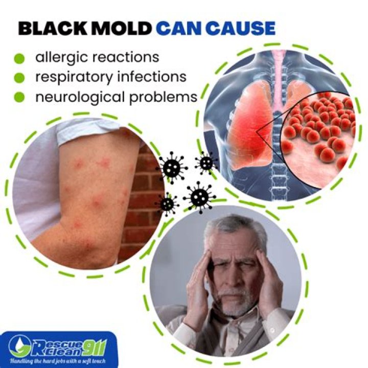 Can black mold cause neurological problems?