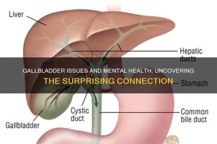 Can gallbladder cause mental problems?