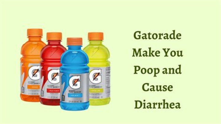Can Gatorade change poop color?