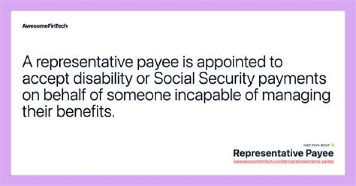 Can I change my representative payee?