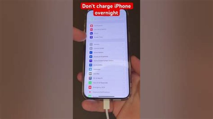 Can I charge my iPhone overnight?