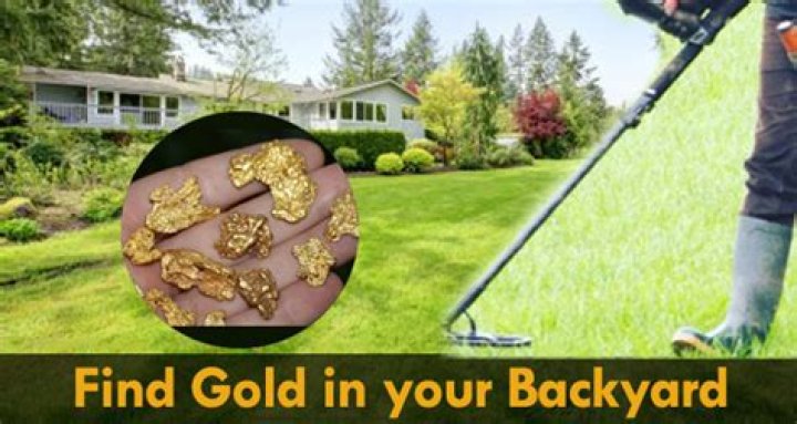 Can I find gold in my backyard?