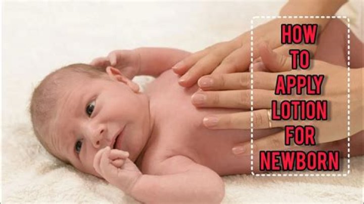 Can I put lotion on newborn?