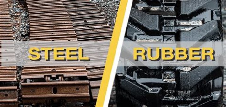 Can I put rubber tracks on a steel track excavator?