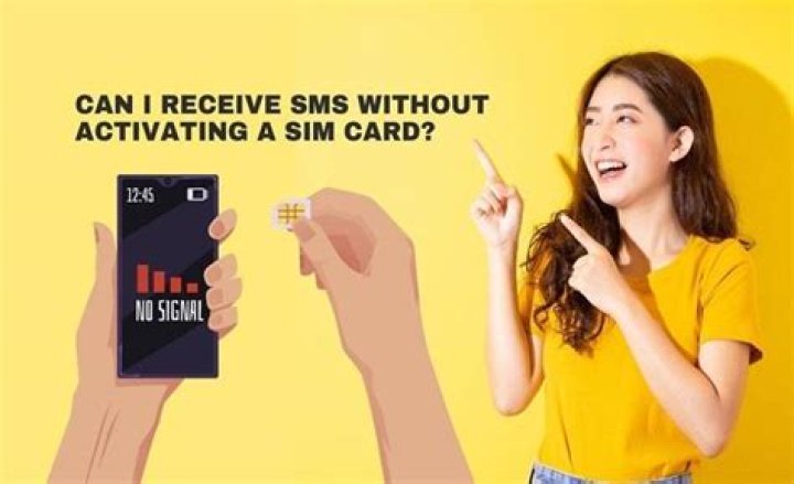 Can I receive SMS without a SIM card?
