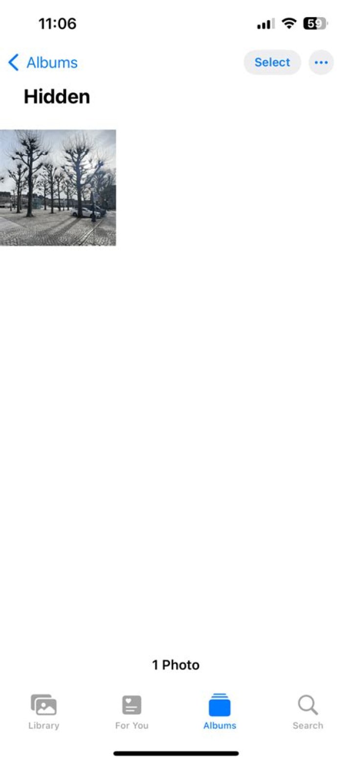 Can I set a password for hidden photos on iPhone?