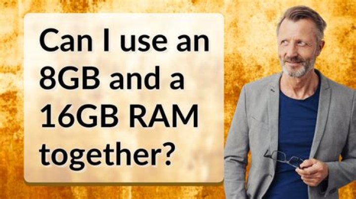 Can I use 2gb and 8GB RAM together?