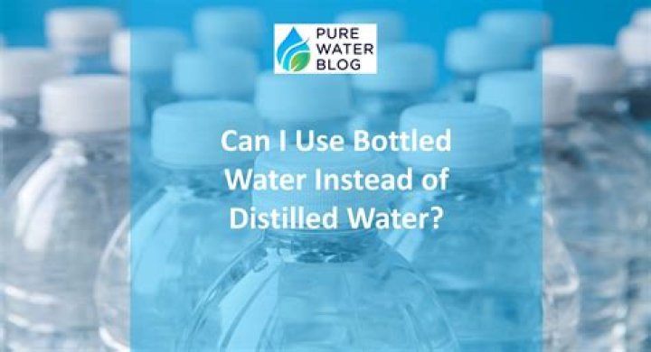 Can I use bottled water instead of distilled water?