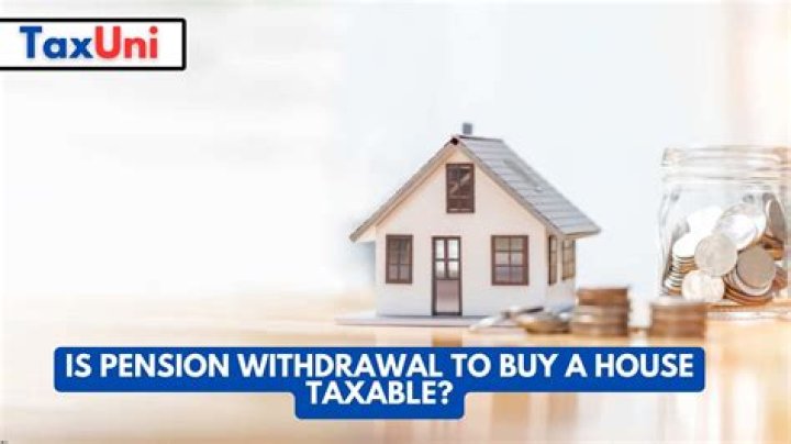 Can I withdraw my pension to buy a house?