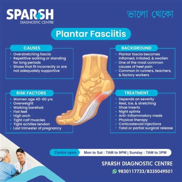 Can plantar fasciitis cause pain on the top of the foot?
