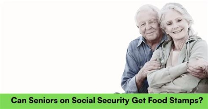 Can seniors on Social Security get food stamps?
