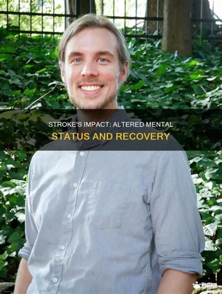 Can stroke cause altered mental status?