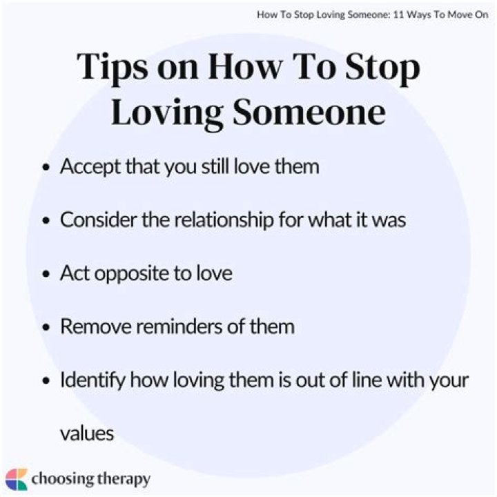 Can u ever stop loving someone?
