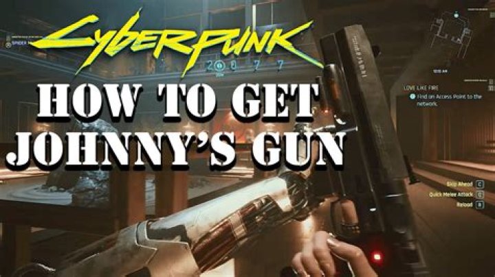 Can v get Johnny's gun?