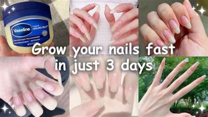 Can Vaseline grow nails?