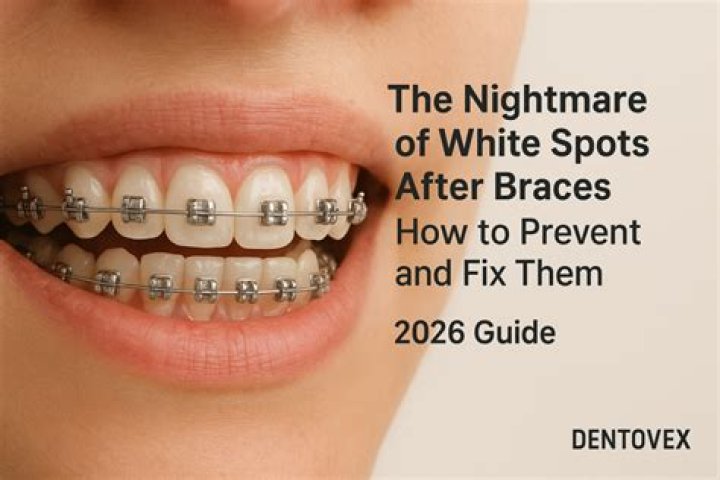 Can white spots from braces be removed?