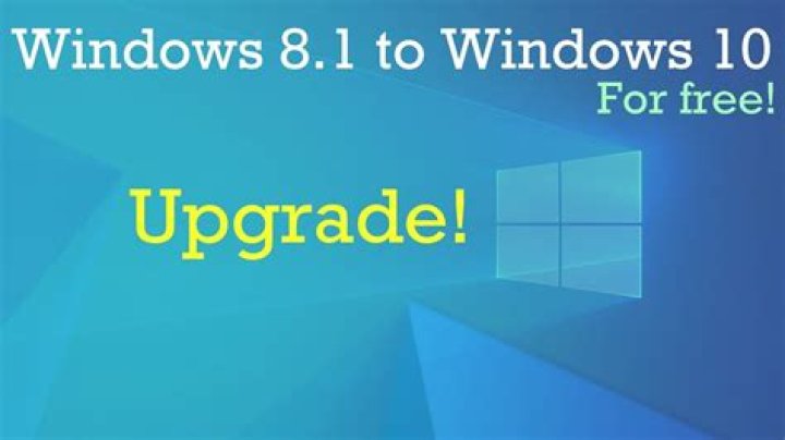 Can Windows 8 be upgraded to Windows 10?