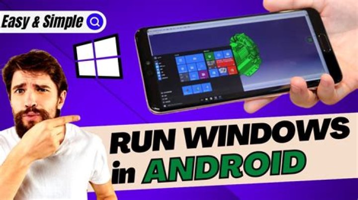 Can Windows run on Android tablet?