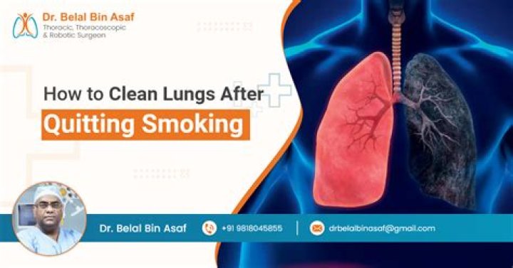 Can you clean lungs after smoking?