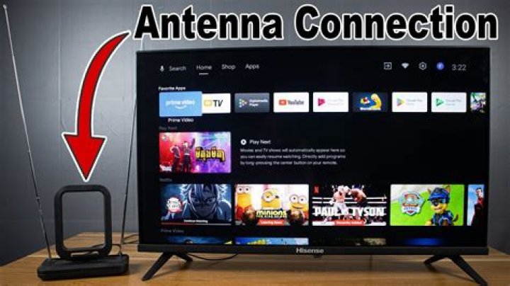 Can you connect an antenna to a smart TV?
