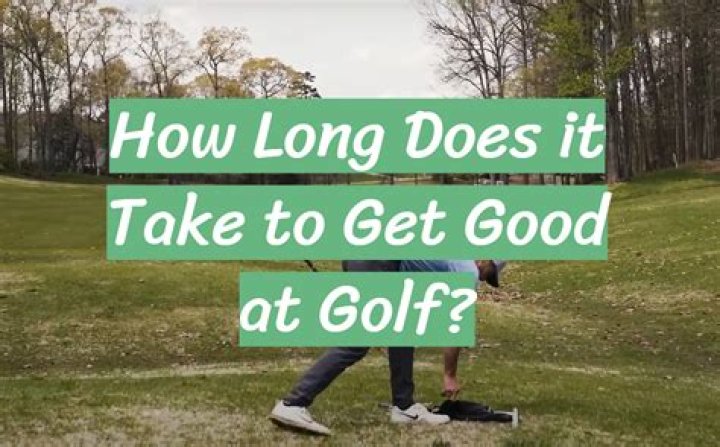 Can you get good at golf playing once a week?
