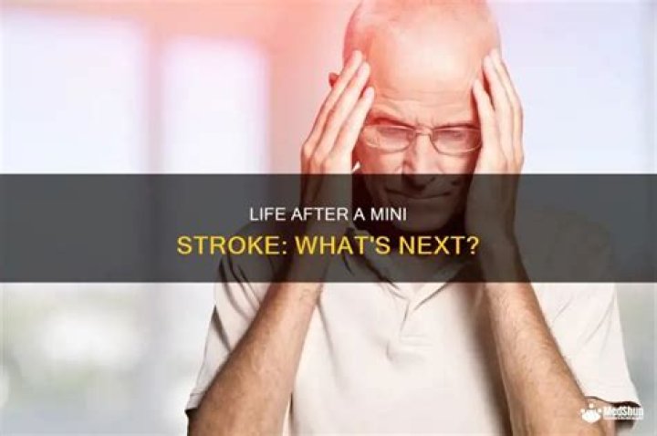 Can you lead a normal life after a mini-stroke?
