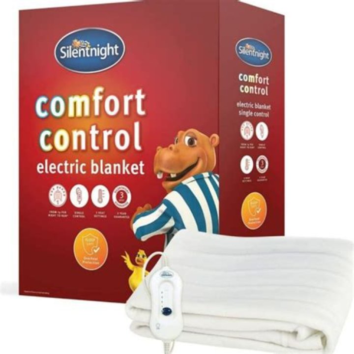Can you leave a Silent night electric blanket on all night?