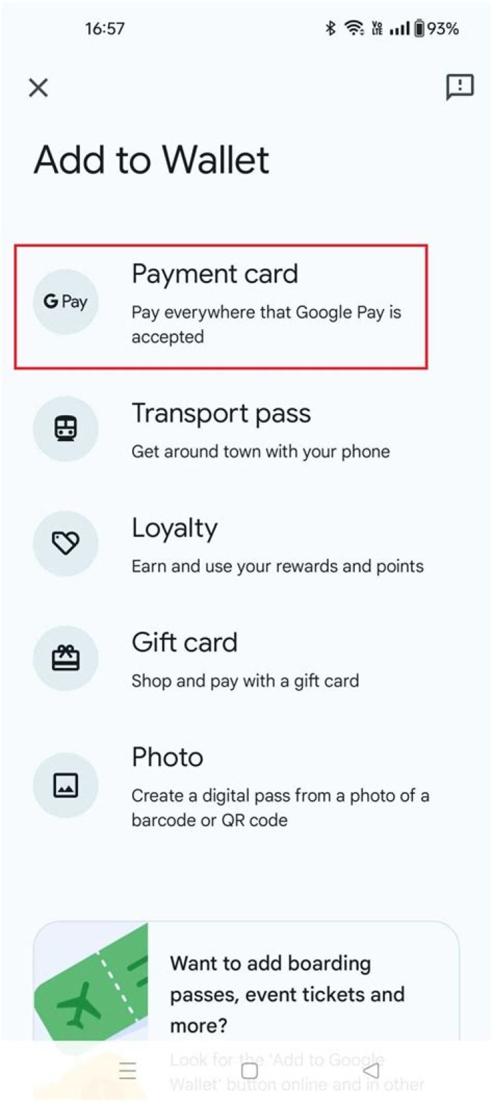Can you link a Visa gift card to Google Pay?