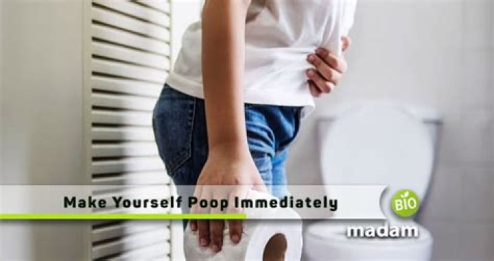 Can you make yourself poop?