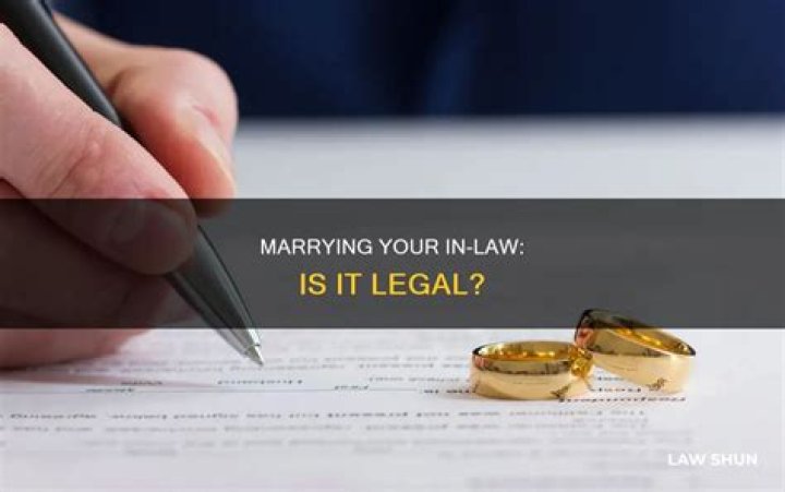 Can you marry an in law?
