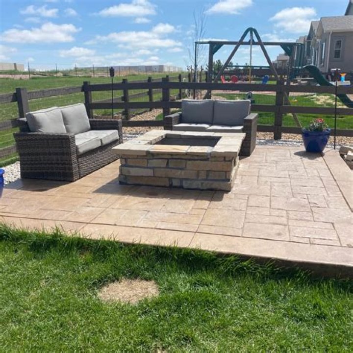 Can you put a fire pit on a concrete patio?