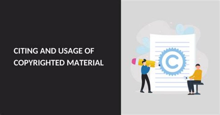 Can you use copyrighted material if you cite it?