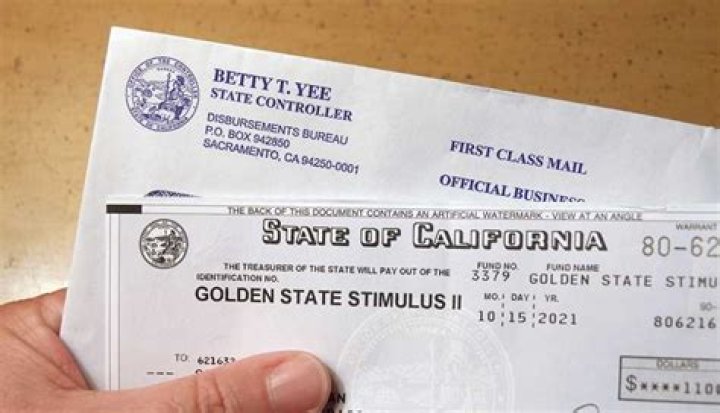 Did the second Golden State stimulus pass?