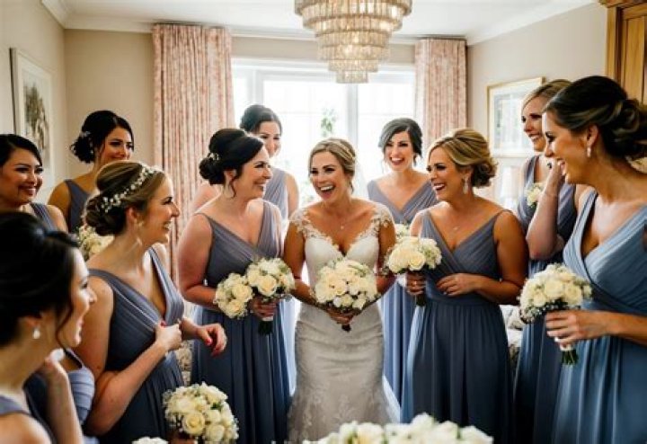 Do bridesmaids stay with bride night before wedding?