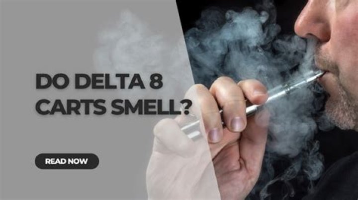 Do delta-8 carts smell Reddit?