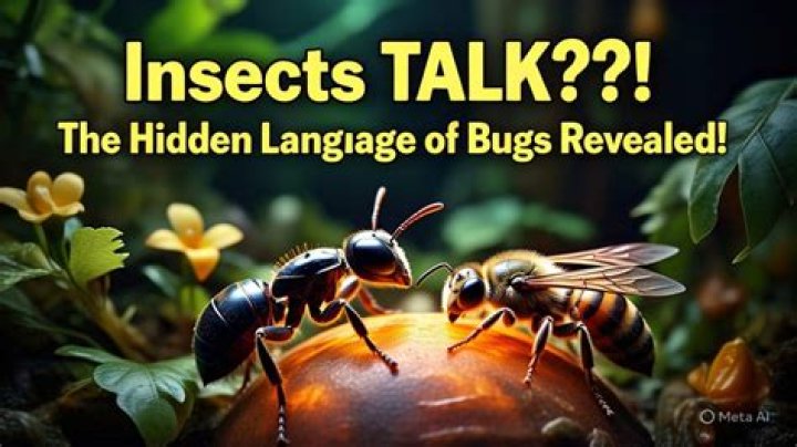Do insects talk?
