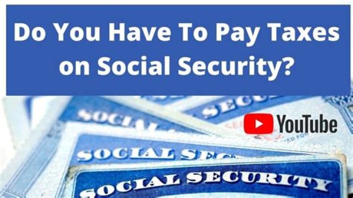 Do seniors pay tax on Social Security?