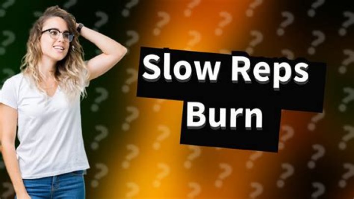 Do slow reps burn fat?