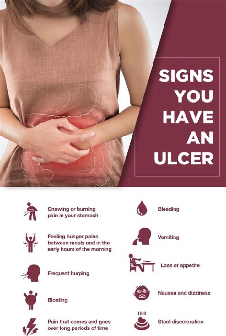 Do ulcers cause bloating?