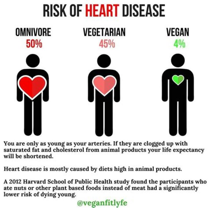 Do Vegans have less heart disease?