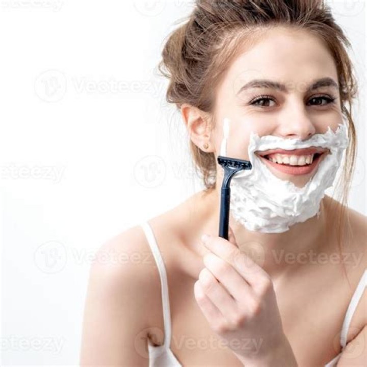 Does a woman shaving her face make the hair grow back thicker?